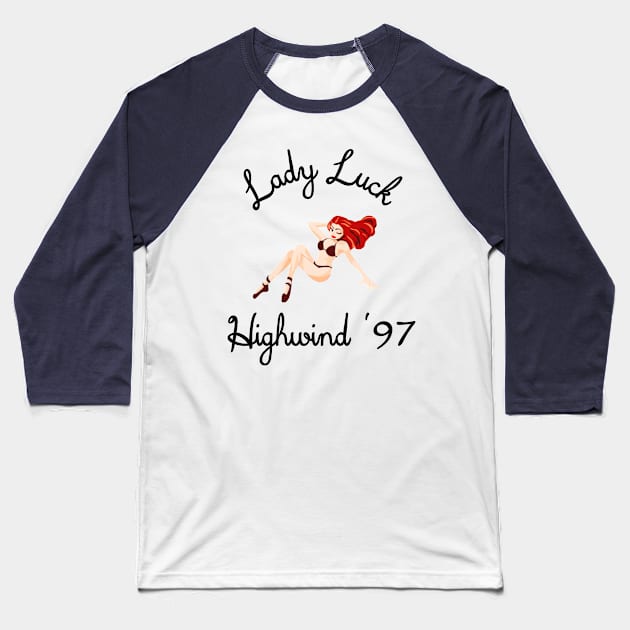 Lady Luck HighWind (Final Fantasy VII) Baseball T-Shirt by hotswapgames